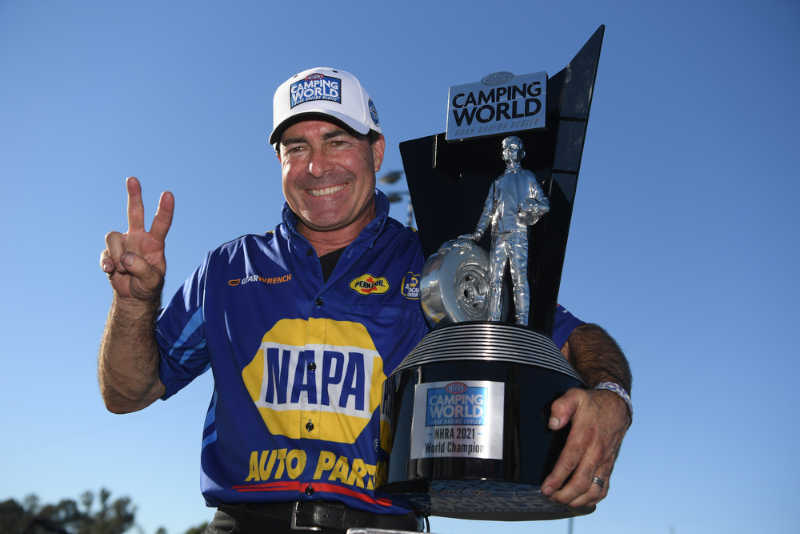 CAPPS CROWNED 2021 NHRA FUNNY CAR WORLD CHAMPION