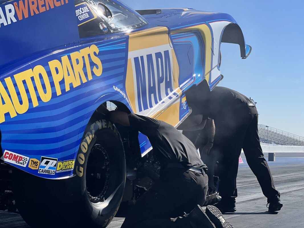 Ron Capps Saturday Testing Napa Funny Car