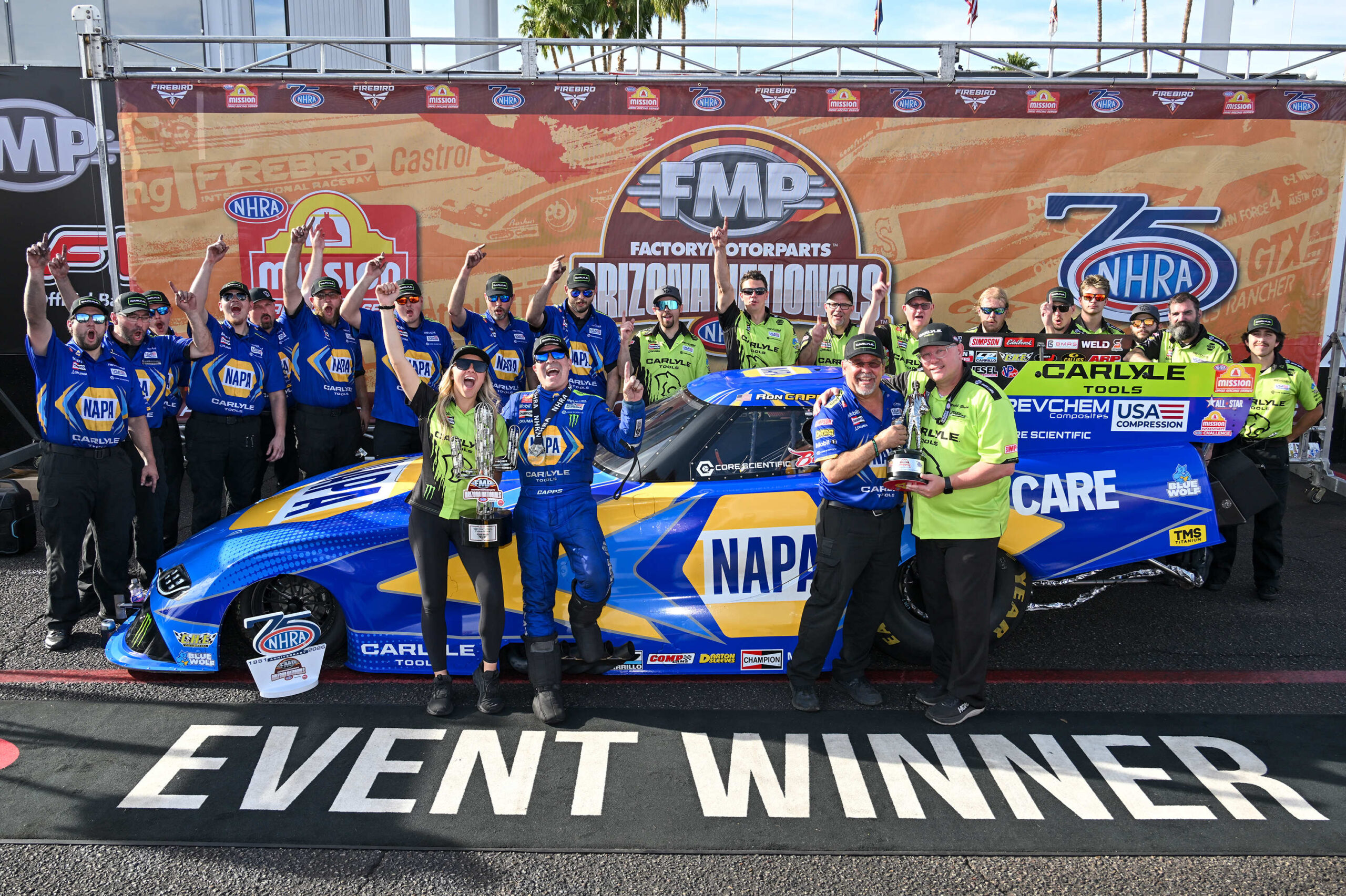 FMP NHRA Arizona Nationals Winner Winner Chicken Dinner